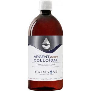ARGENT COLLOIDAL VERRE BRUN 1 L