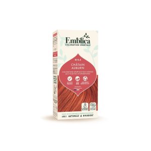 COLORATION CHATAIN AUBURN 4.4 EMBLICA
